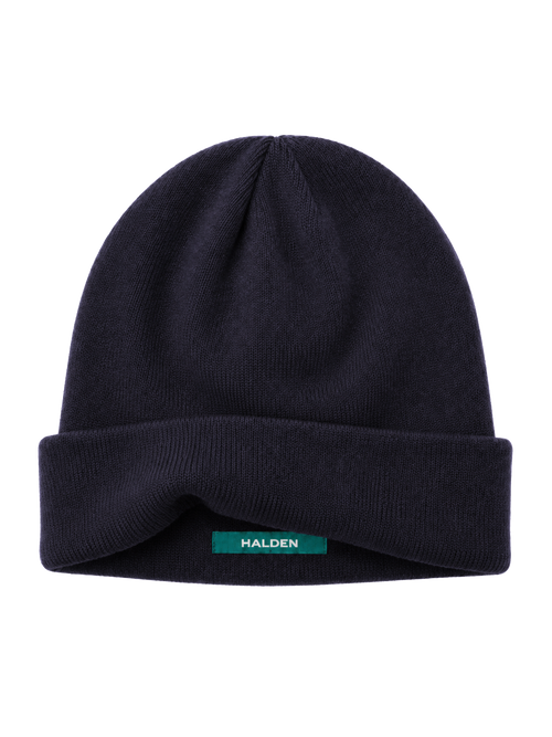 Cashmere Beanie - Navy