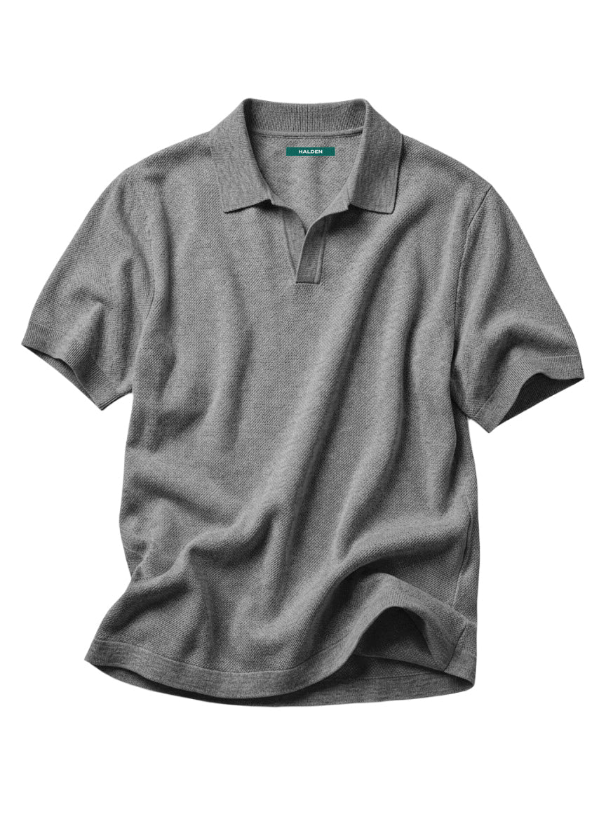 Jersey Polo - Light Grey