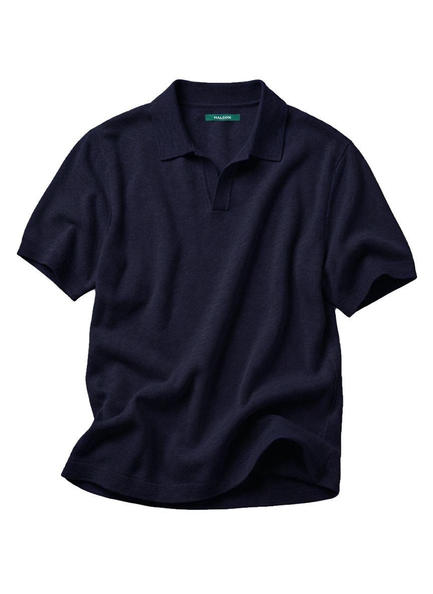 Jersey Polo - Navy